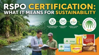 RSPO pojasnjeno: trajnostna certifikacija za Palmno olje za proizvajalce živil